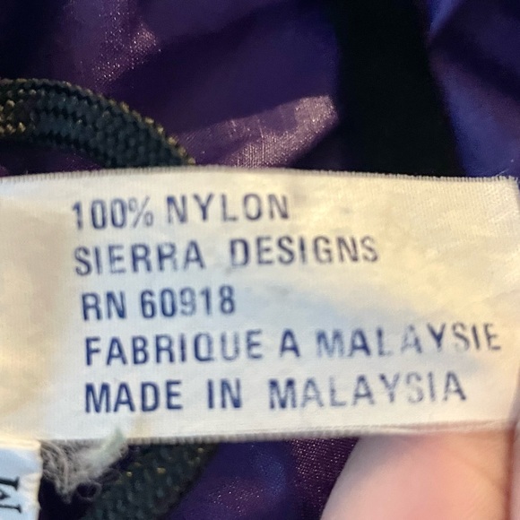 Vintage Sierra Designs Windbreaker Jacket 80s Nylon Track Suit Full Zip Medium - Picture 6 of 7